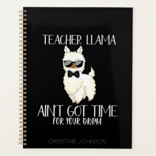 Agenda Llama educadora cortés y divertida Nombre person