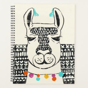 Agenda Llama fiesta - Retrato