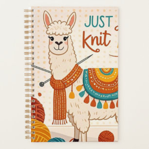Agenda Llama personalizado con pañuelo de cuchillos