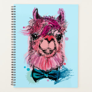 Agenda Llama rosada cuta