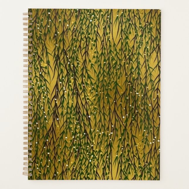 Agenda Llorando a Willow Chiyogami Planner (Anverso)