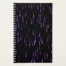 Lluvia de metal - púrpura