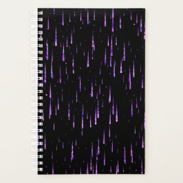 Agenda Lluvia de metal - púrpura