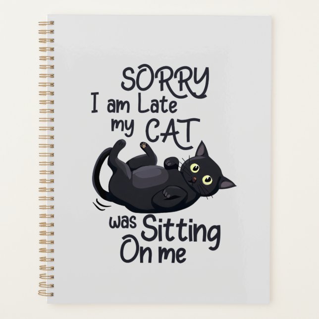 Agenda Lo siento, estoy atrasado - Reglas para Gatos! (Anverso)