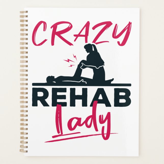 Agenda Loco Rehab Lady Terapia Física (Anverso)