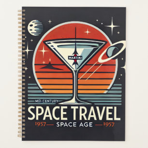 Agenda Logo de la era espacial Martini Space Travel 1957