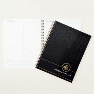 Agenda Logo de León Elegante Profesional
