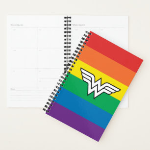 Agenda Logo del arco iris de la mujer maravilla