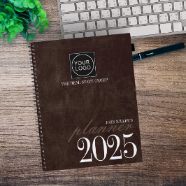 Agenda Logo del Personalizado Brown Business Organizer 20