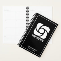 Logotipo de empresa negro blanco personalizado 202