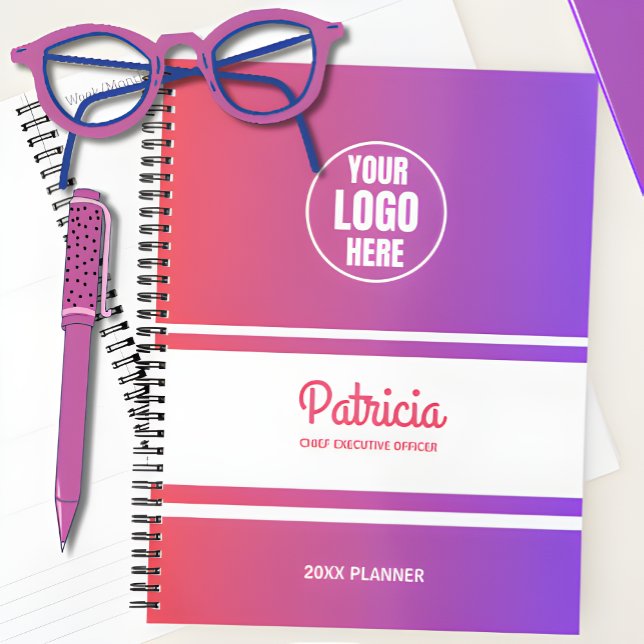 Agenda Logotipo de la Compañía de Gradiente Rosa/Azul Per (Subido por el creador)