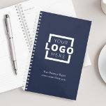 Agenda Logotipo de la empresa personalizado Azul promocio<br><div class="desc">Personalice fácilmente este planificador con su propio logotipo de empresa e información comercial. Llevar la personalización de marca al siguiente nivel seleccionando un color de fondo que coincida con el color de la marca.</div>