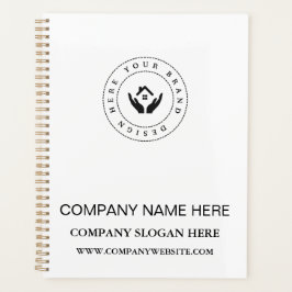 Agenda Logotipo de la empresa personalizado Blanco promoc