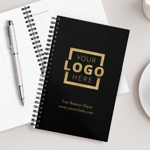 Agenda Logotipo de la empresa personalizado Oro promocion
