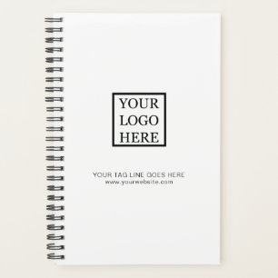 Agenda Logotipo de negocio Minimalista simple en blanco y