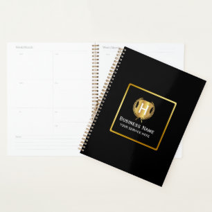 Agenda Logotipo de negocio moderno de branding promociona