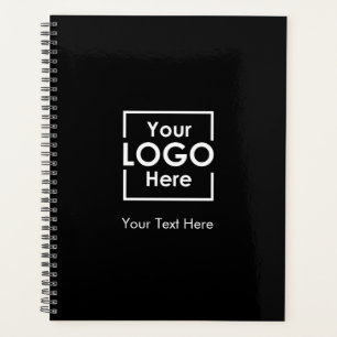 Agenda Logotipo de negocio simple personalizado Textos co