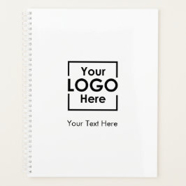 Agenda Logotipo de negocio simple personalizado Textos co