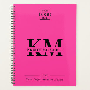 Agenda Logotipo empresarial personalizado y monograma de