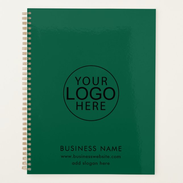 Agenda Logotipo Empresarial Simple Promocional Personaliz (Anverso)