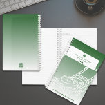 Agenda Logotipo mínimo de ducha Cuidado del césped verde<br><div class="desc">El Planificador de Cuidado del Césped Verde con el logotipo Minimal Mower forma parte de la colección de tarjetas de visita y artículos de marketing Green Lawn Care. Para hacerlo el suyo rellena los marcadores de posición en el diseño de la plantilla con tu logotipo, lema, CTA y identificador social,...</div>
