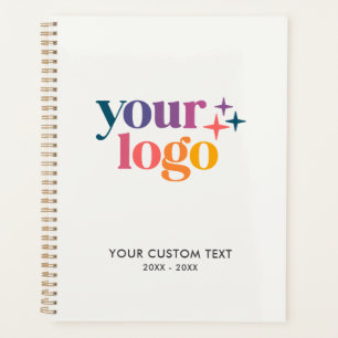 Agenda Logotipo personalizado de negocio Off White