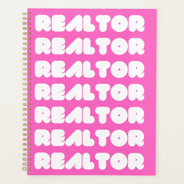 Agenda Logotipo Personalizado Realtor (Anverso)