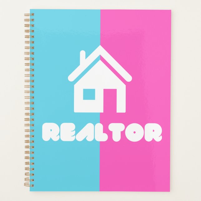 Agenda Logotipo Personalizado Realtor (Anverso)