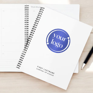 Agenda Logotipo profesional moderno simple con nombre