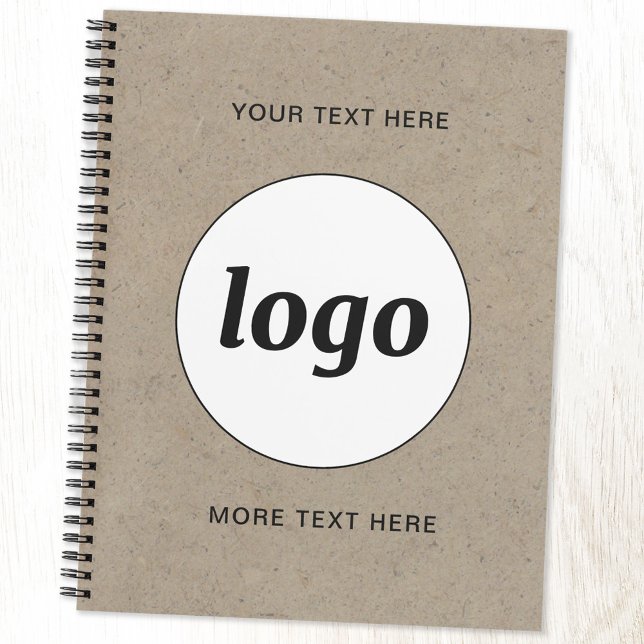 Agenda Logotipo simple y negocio de promoción de texto (Logo custom text business promotional planner)