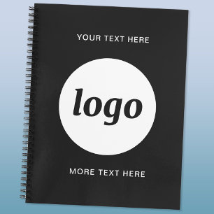 Agenda Logotipo Simple y Texto Promocional Empresarial