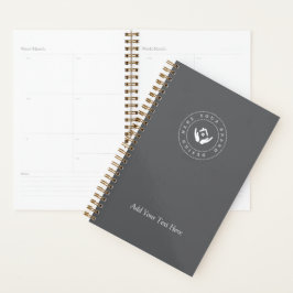Agenda Logotipo y Texto Promocional Minimalista Personali