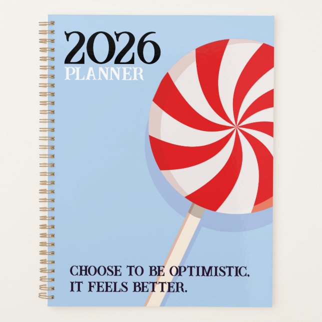 Agenda Lollipop 2026 Spiral Planner (Anverso)