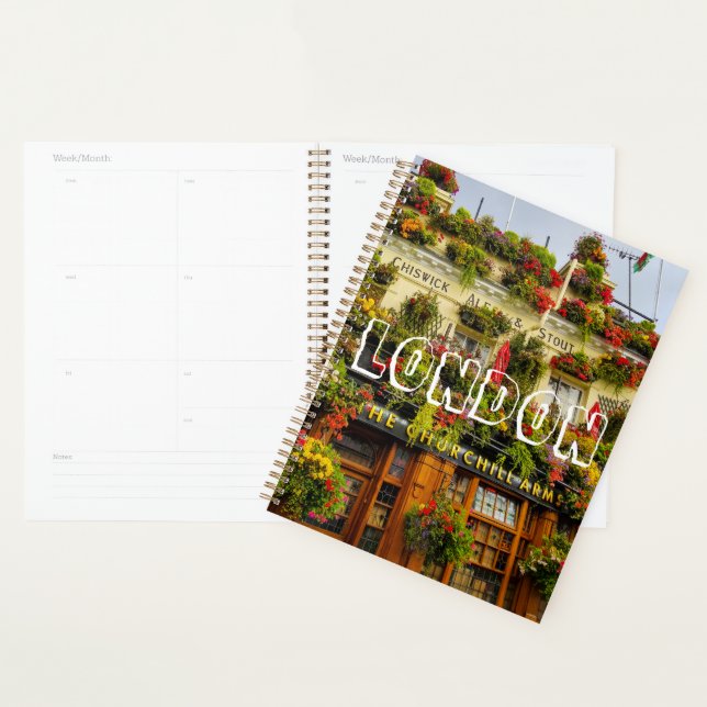 Agenda Londres Inglaterra Gran Bretaña Churchill Arms (Demostración)