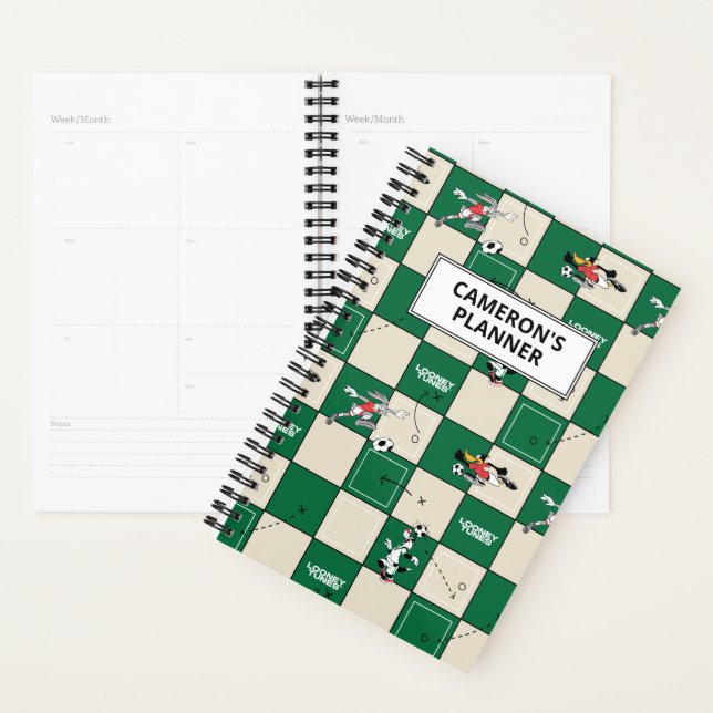 Agenda LOONEY TUNES™ Soccer Grid Pattern (Demostración)