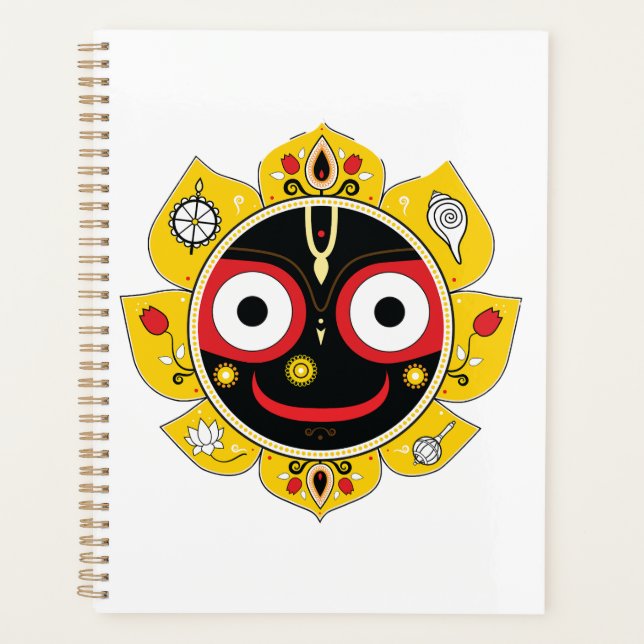 Agenda Lord Jagannath Face Hindu Deity Spiritual (Anverso)