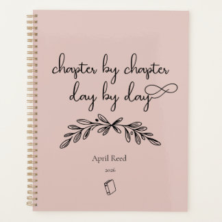 Agenda Los amantes del libro minimalista citan Dusty Pink