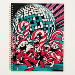 Agenda Los elfos de Santa Candy Canes bailan bajo disco