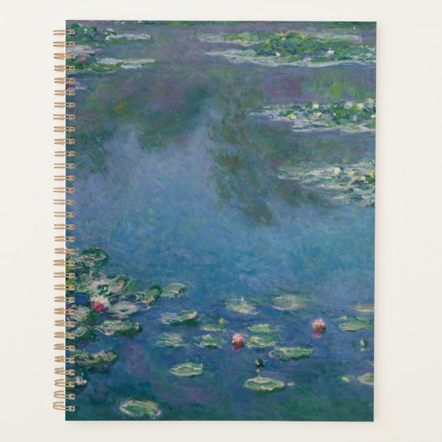 Agenda Los lirios de agua de Claude Monet Planner (Anverso)