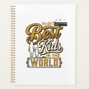 Agenda Los mejores niños del mundo Tipografía familiar vi
