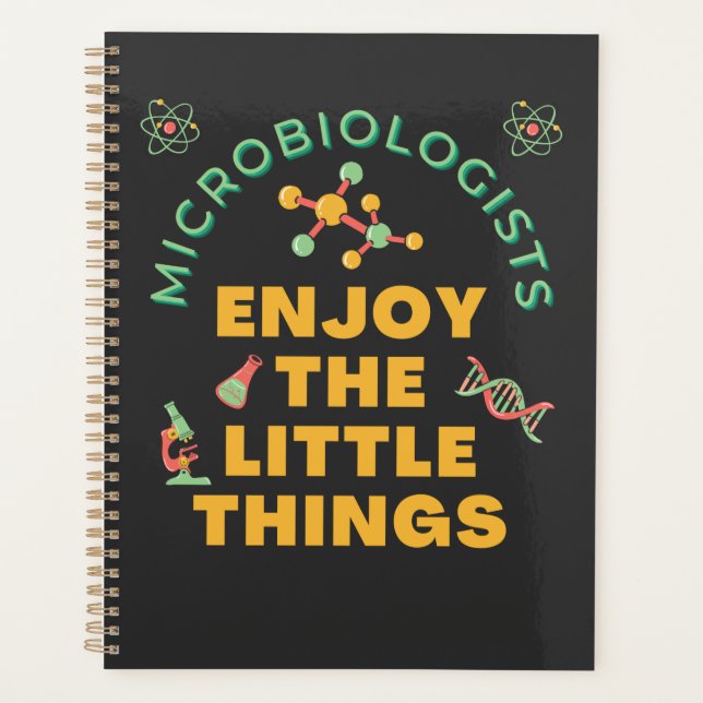 Agenda Los Microbiólogos Disfrutan Las Pequeñas Cosas (Anverso)