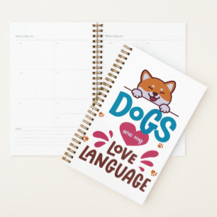 Agenda Los perros son mi lengua de amor