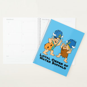 Agenda Los Picapiedra   Buffaloes de agua Fred y Barney