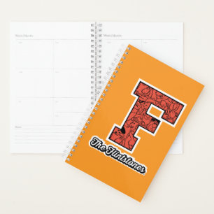 Agenda Los Picapiedra   Monograma estilo colegiado