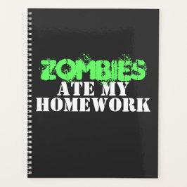 Agenda "Los zombies se comieron mi casa" muertos viviente