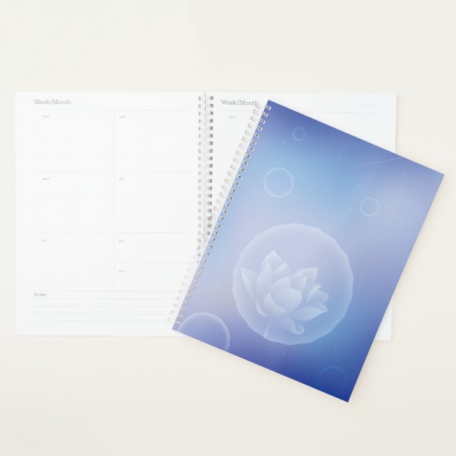 Agenda Lotus Awakening Hardcover Daily Planner (Demostración)