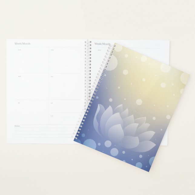 Agenda Lotus Balance Hardcover Planner (Demostración)
