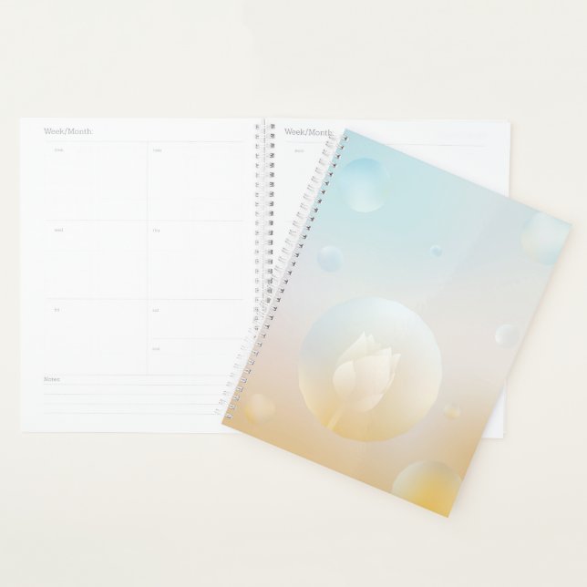 Agenda Lotus Serenity Hardcover Daily Planner (Demostración)
