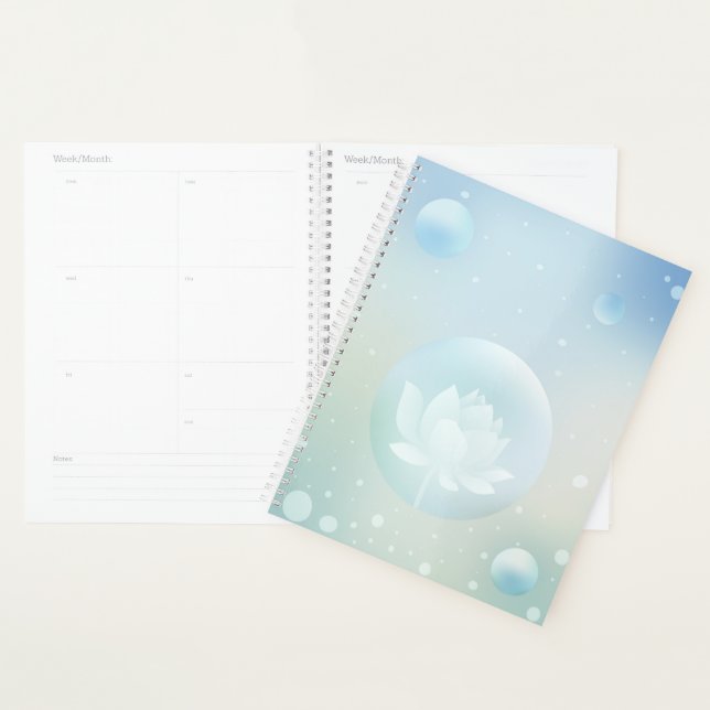 Agenda Lotus Serenity Hardcover Daily Planner (Demostración)