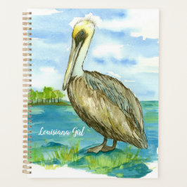 Agenda Louisiana Chica Eastern Brown Pelican Bird